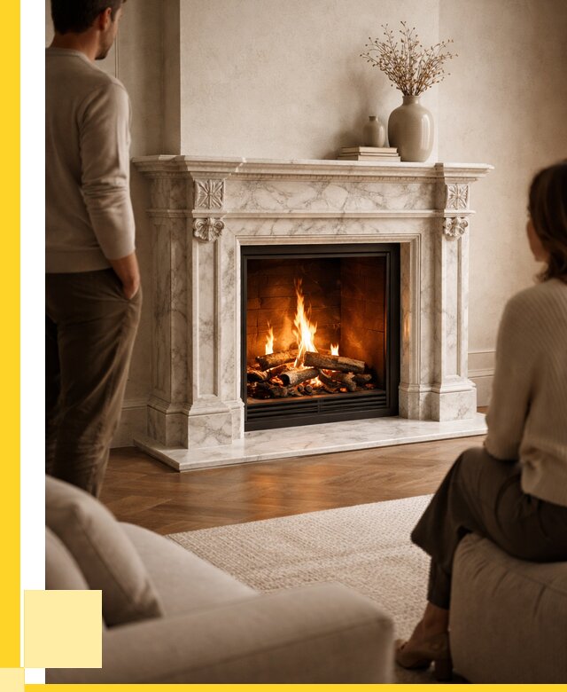 Мраморные камины под ключ в Ессентуках от 254925 р. | ЭриданСсн