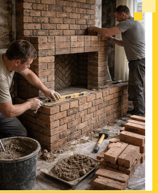 Изготовление и установка кирпичных каминов в Ессентуках