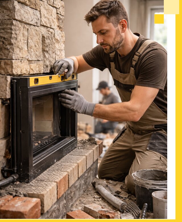 Дровяные камины под ключ в Ессентуках: монтаж, обустройство