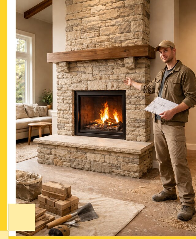 Камины под ключ в Ессентуках от 183546 р. | ЭриданСсн — установка