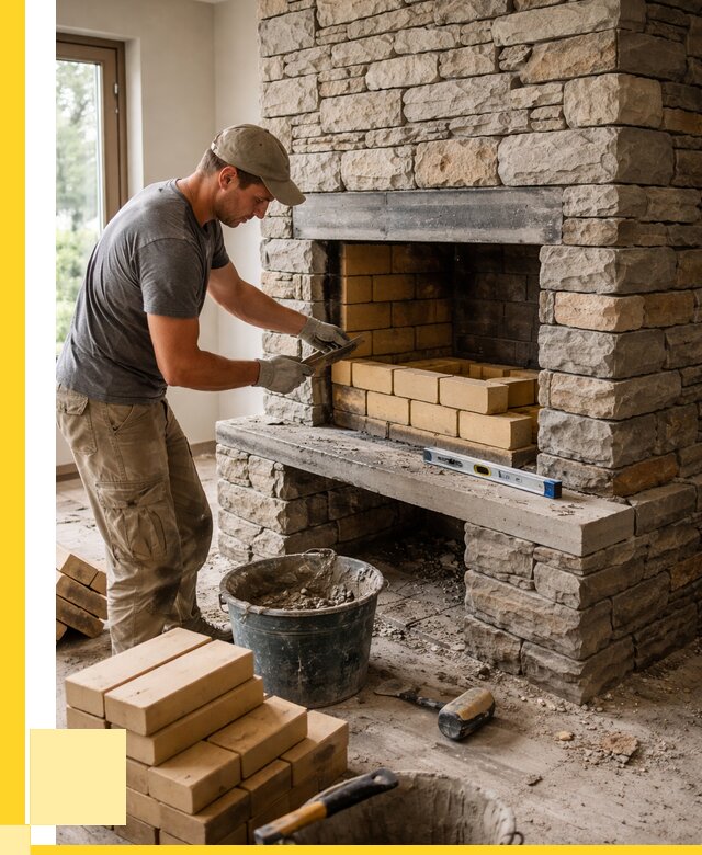 Кладка каминов и камина в Ессентуках от 25493 р. ЭриданСсн