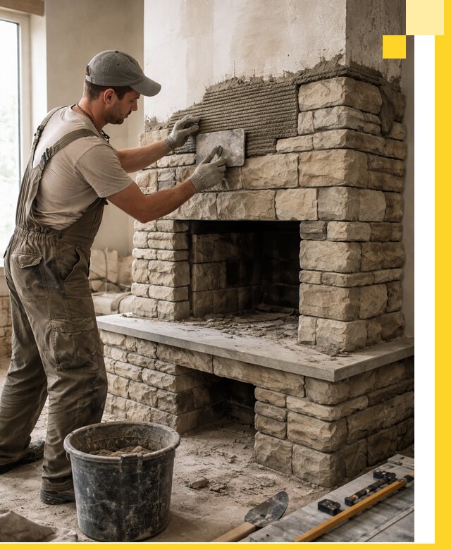 Строительство каминов под ключ в Ессентуках от проектирования до монтажа