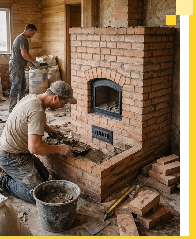 Профессиональное строительство печей в Ессентуках под ключ