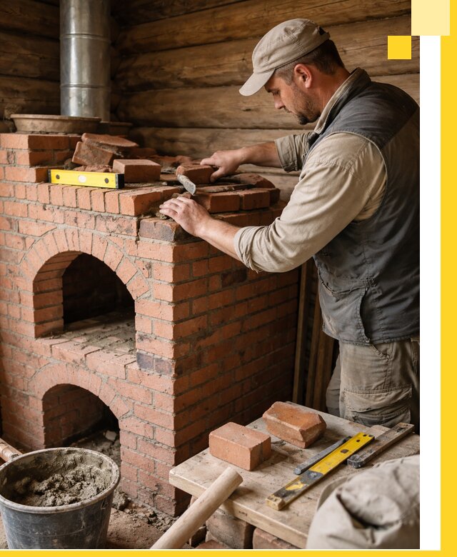 Изготовление и установка русских печей в Ессентуках под ключ