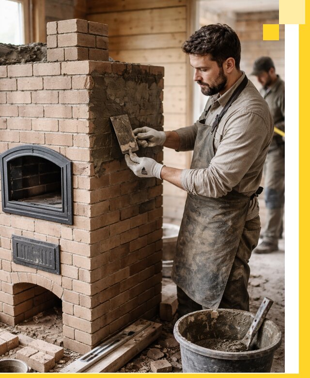 Изготовление и установка печей-шведок под ключ в Ессентуках