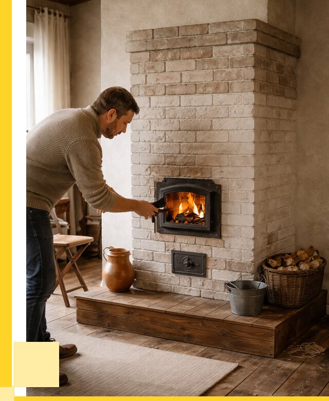 Печь голландка из кирпича в Ессентуках от 86675 р. | ЭриданСсн