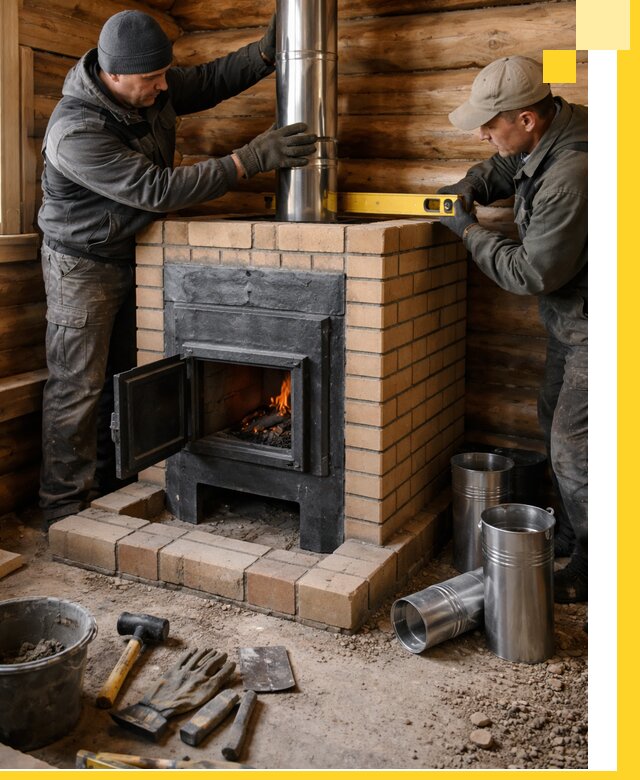 Проектирование, изготовление и установка банных печей в Ессентуках