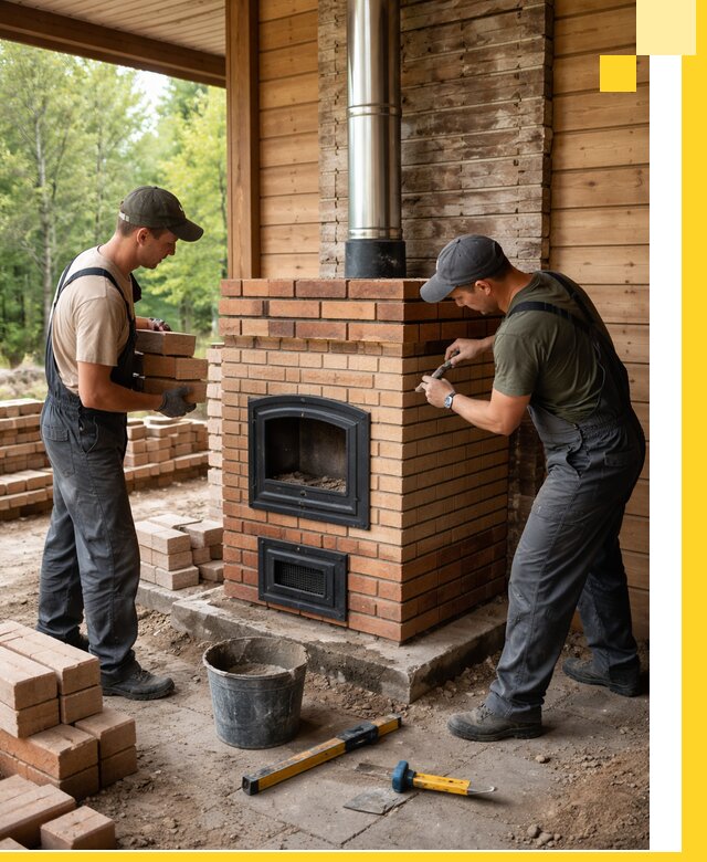 Производство и установка дачных печей под ключ в Ессентуках