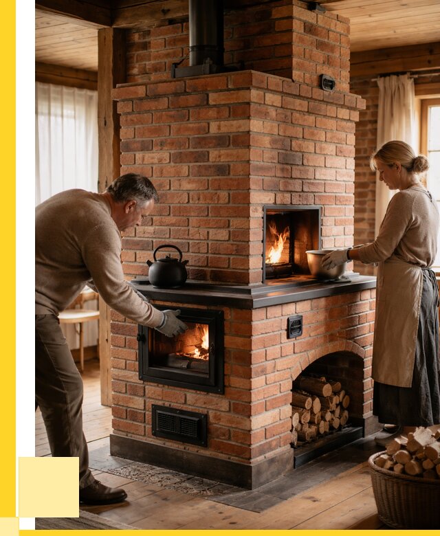 Печи для загородного дома под ключ в Ессентуках от 81576 р. | ЭриданСсн