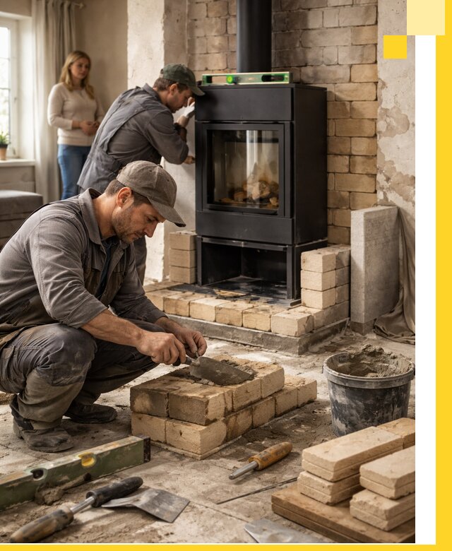 Печи и камины под ключ: проект, установка в Ессентуках