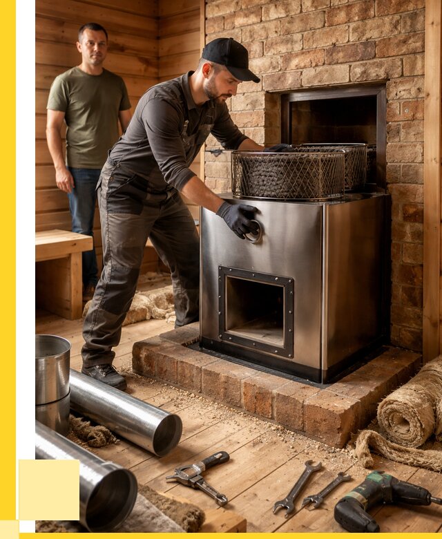 Монтаж банных печей под ключ в Ессентуках от 18355 р., ЭриданСсн