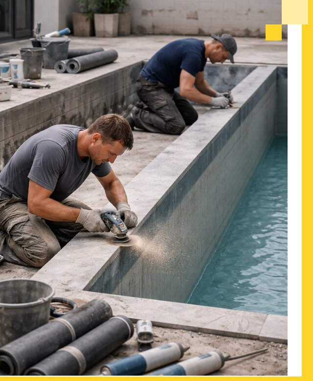 Профессиональный ремонт бассейнов под ключ в Ессентуках