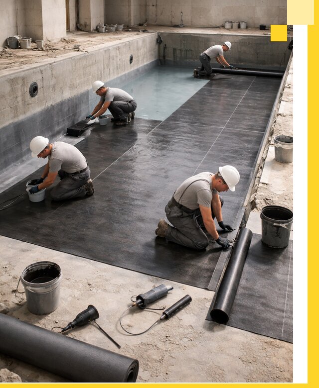 Профессиональная гидроизоляция бассейнов и чаш в Ессентуках под ключ