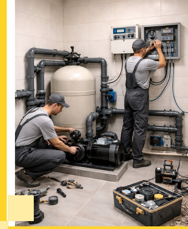 Монтаж оборудования для бассейнов в Ессентуках от 40788 р. | ЭриданСсн