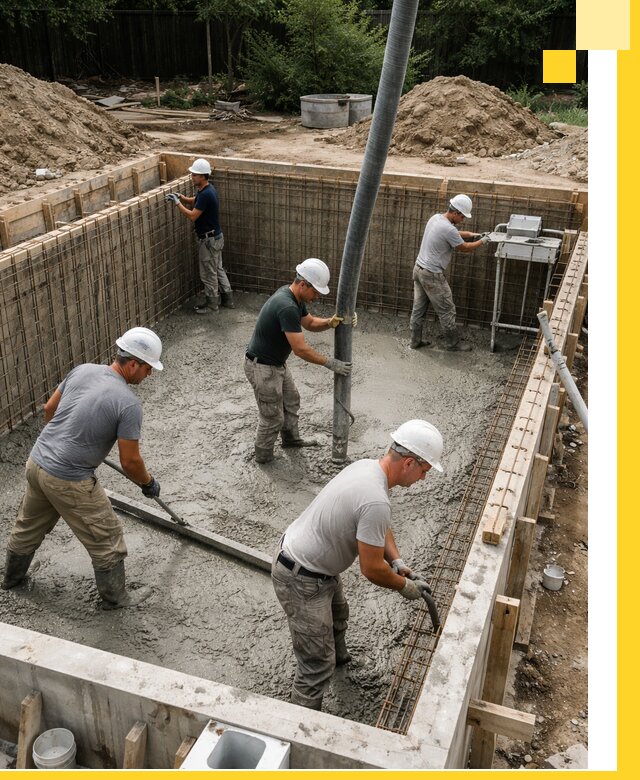 Строительство бетонных бассейнов под ключ в Ессентуках