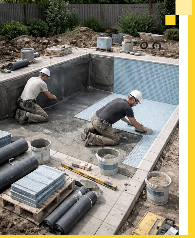 Проектирование и строительство стационарных бассейнов в Ессентуках