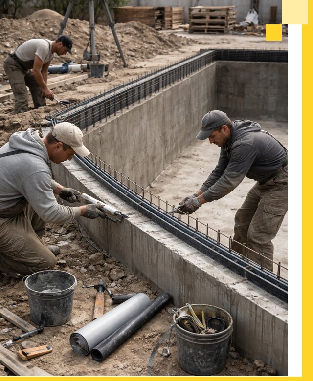 Качественный монтаж чаши бассейна в Ессентуках под ключ с гарантией