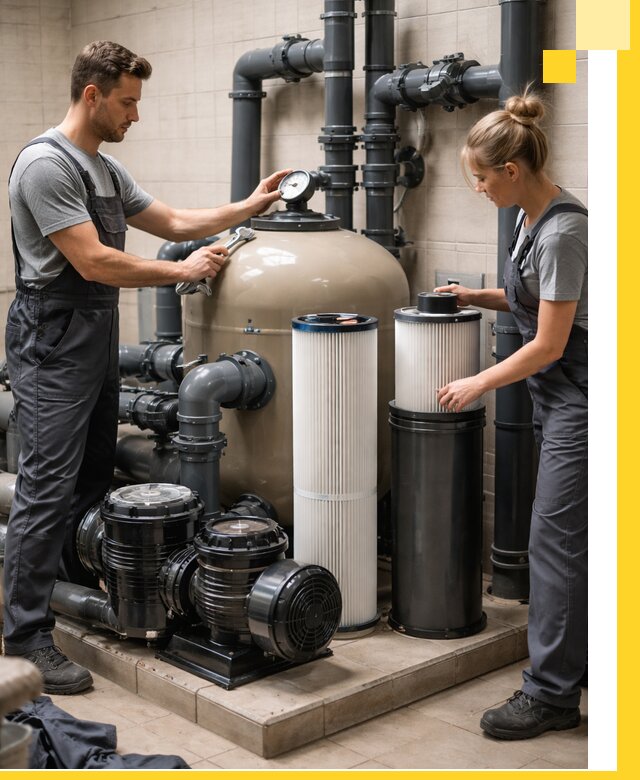 Фильтры и системы фильтрации для бассейнов в Ессентуках