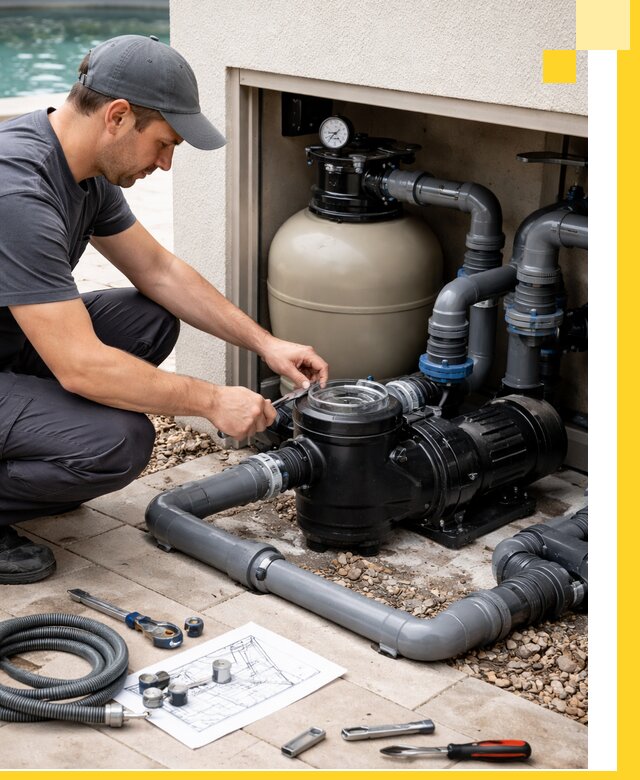 Поставка, монтаж и сервис насосов для бассейнов в Ессентуках