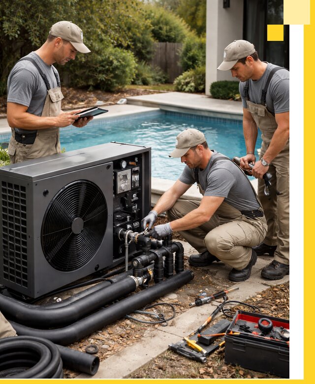 Проектирование и установка тепловых насосов для бассейнов в Ессентуках