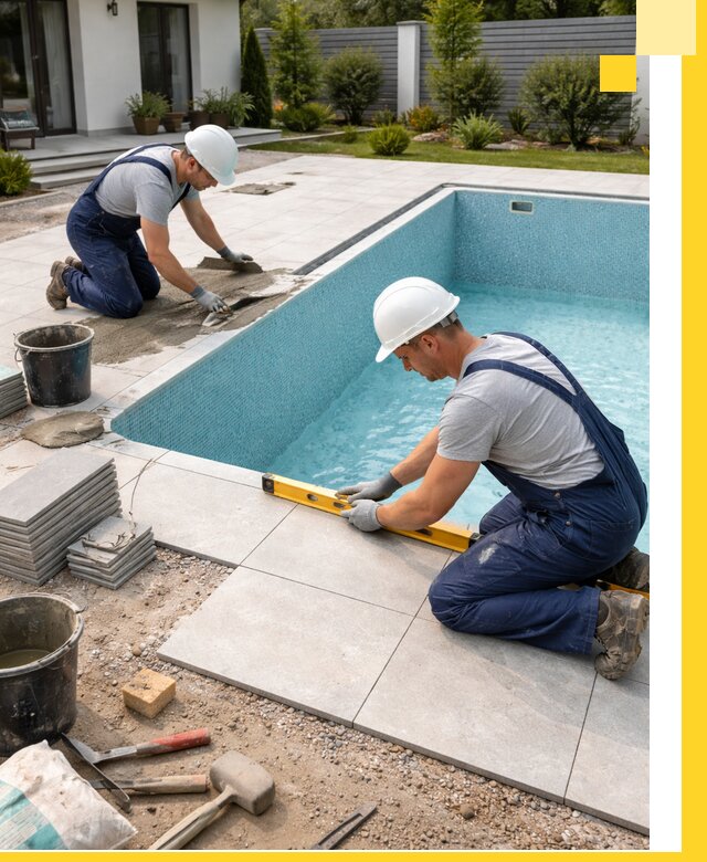 Строительство и монтаж плавательных бассейнов под ключ в Ессентуках