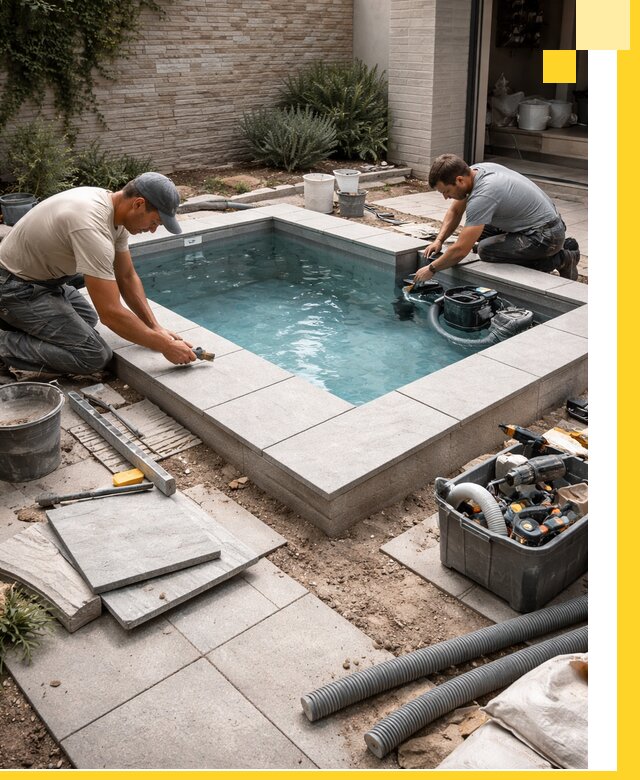 Мини бассейны под ключ в Ессентуках, дизайн и установка