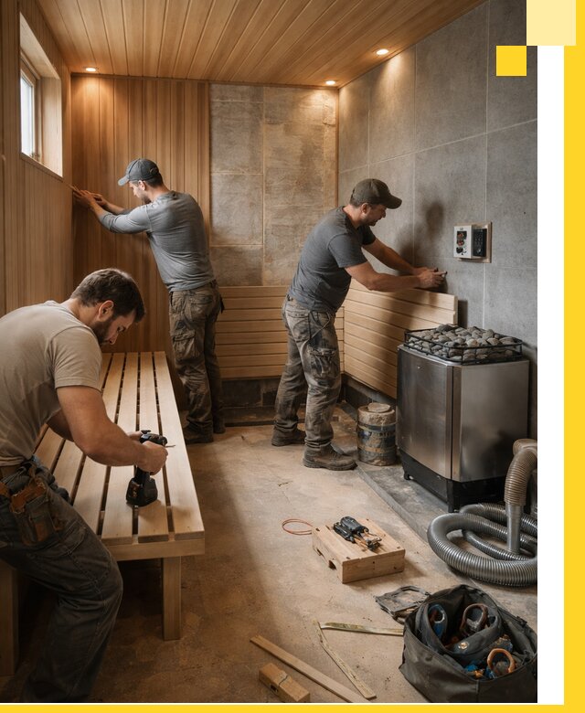 Сауны под ключ в Ессентуках, проектирование, строительство, отделка
