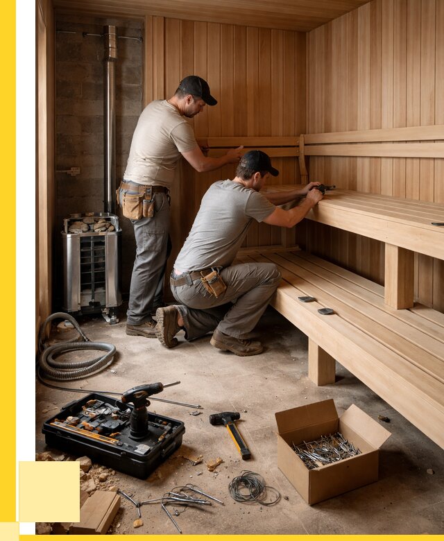 Монтаж саун под ключ в Ессентуках от 122364 р. | ЭриданСсн