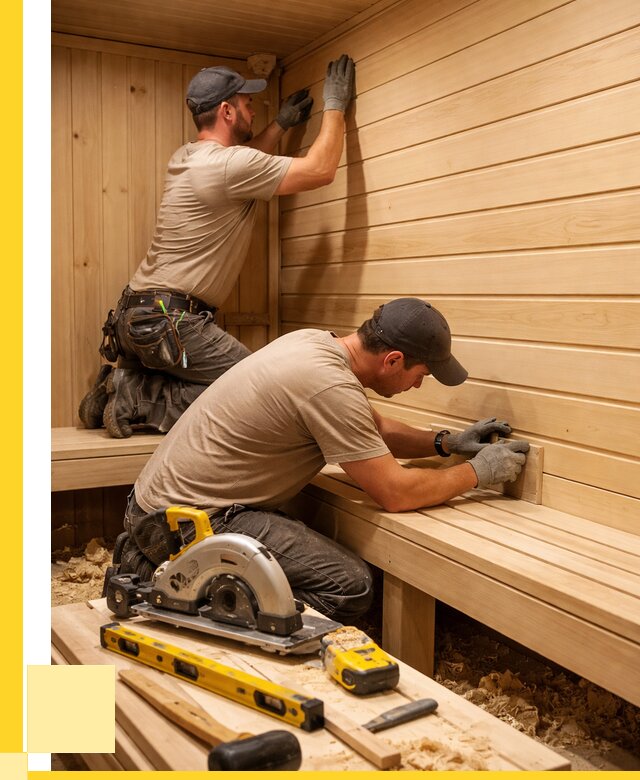 Обшивка саун вагонкой в Ессентуках от 2549 р. | ЭриданСсн