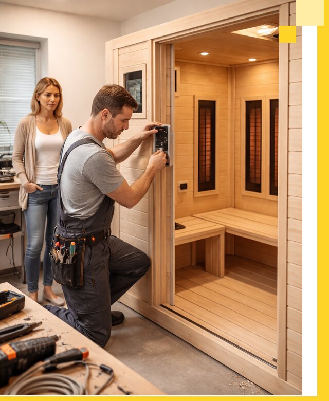 Инфракрасные сауны под ключ в Ессентуках продажа и установка