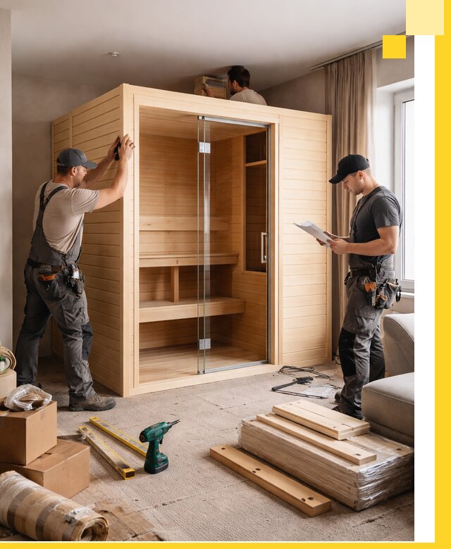 Установка и благоустройство саун в квартире в Ессентуках