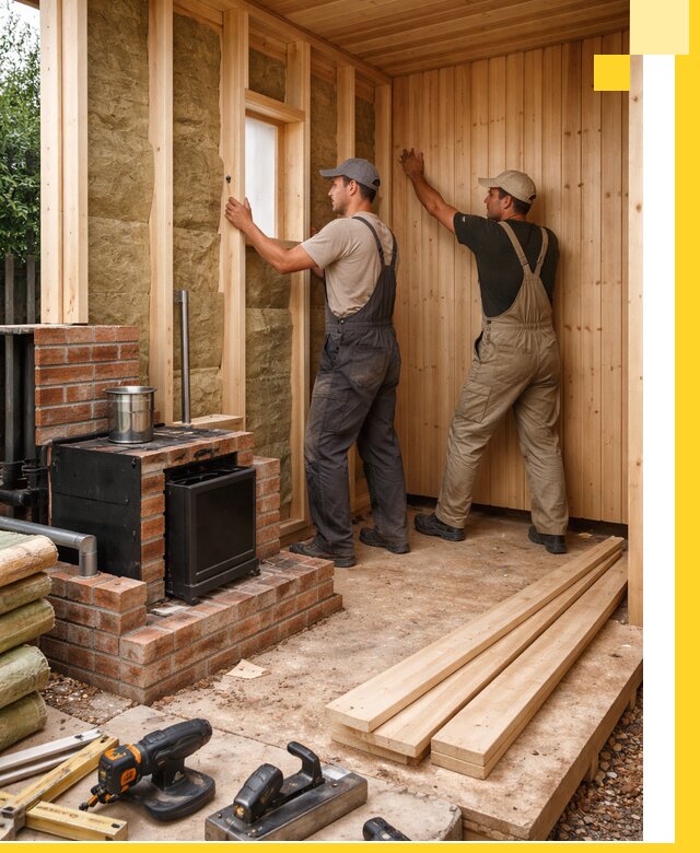 Строительство и установка дачных саун под ключ в Ессентуках