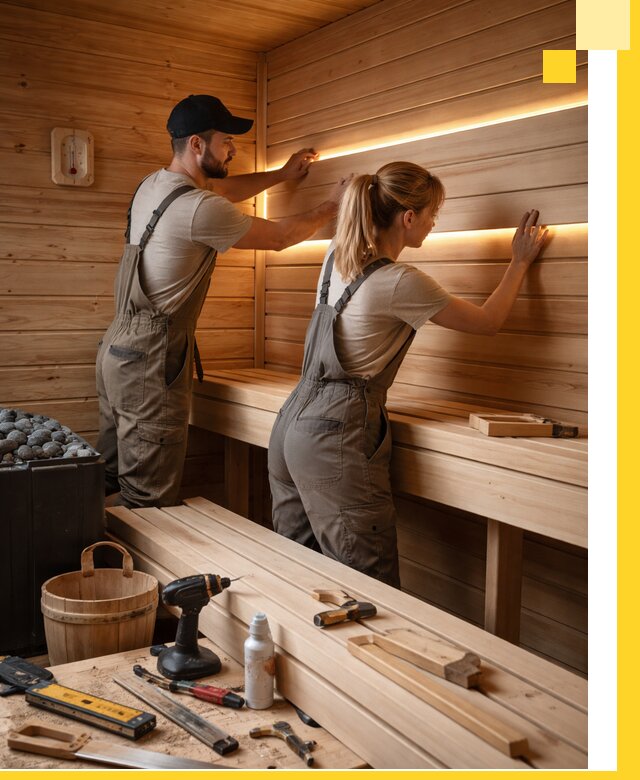 Дизайн саун и бань под ключ с индивидуальным проектом в Ессентуках