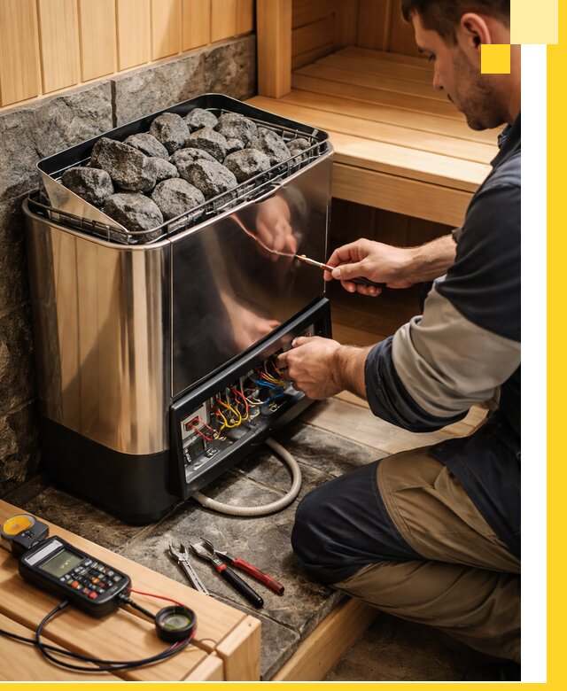 Продажа и установка электрокаменок для саун в Ессентуках