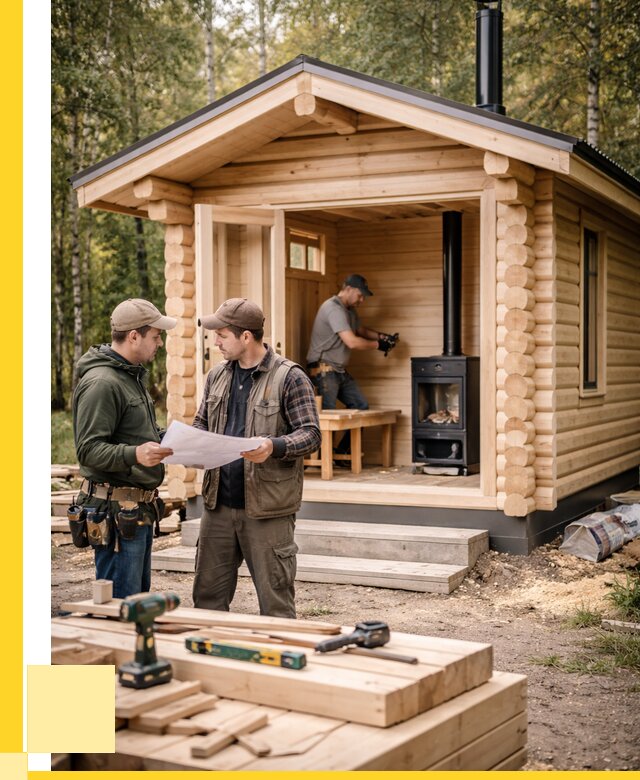 Монтаж бань под ключ в Ессентуках — от 203940 р. | ЭриданСсн