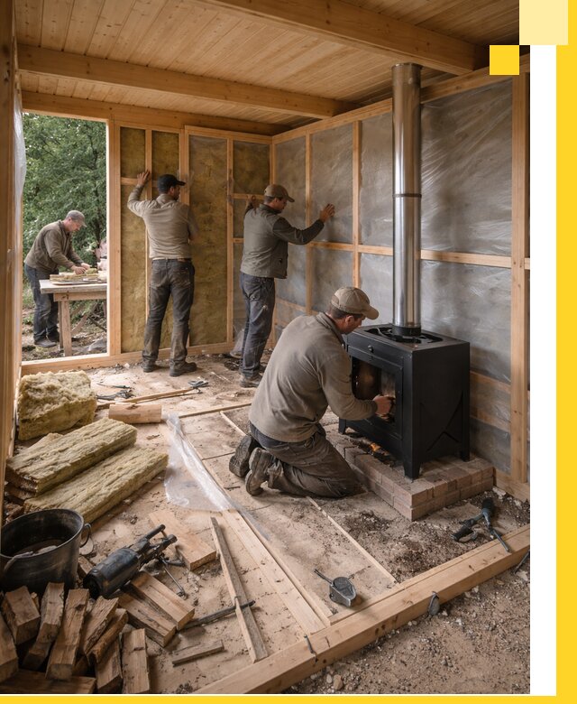 Профессиональный монтаж бань под ключ в Ессентуках для дома