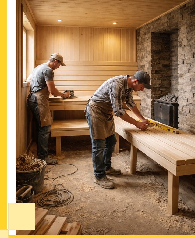 Отделка бани в Ессентуках: внутренняя отделка от 3059 р. | ЭриданСсн