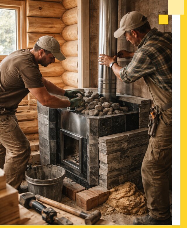 Строительство и отделка русских бань под ключ в Ессентуках