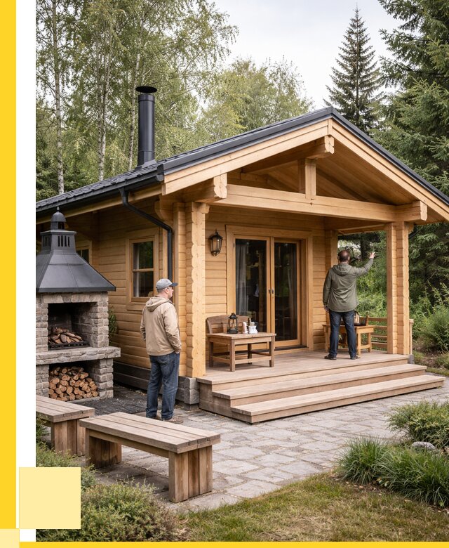 Деревянные бани под ключ в Ессентуках от 458865 р. | ЭриданСсн