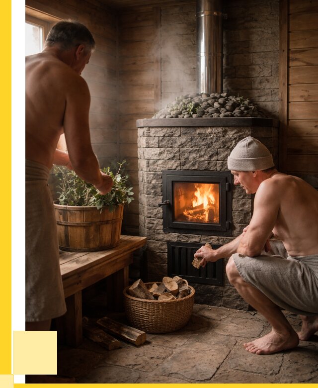 Банные печи под ключ в Ессентуках от 45887 р. | ЭриданСсн кирпичная