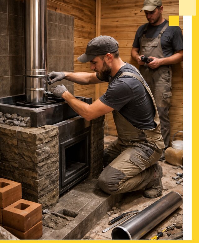 Изготовление и установка банных печей под ключ в Ессентуках