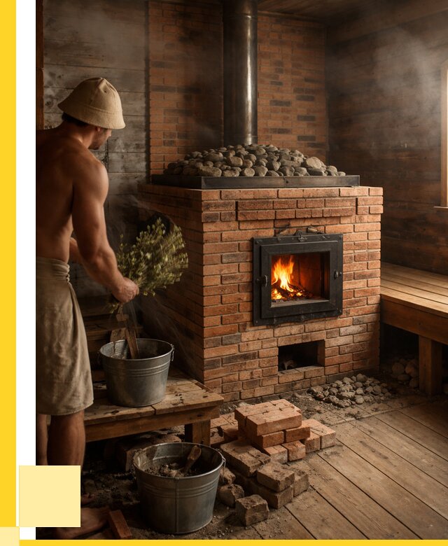 Кирпичные банные печи в Ессентуках от 91773 р. | ЭриданСсн