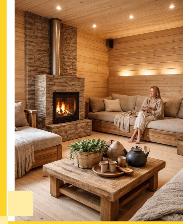 Проект бани с комнатой отдыха в Ессентуках от 35690 р. | ЭриданСсн