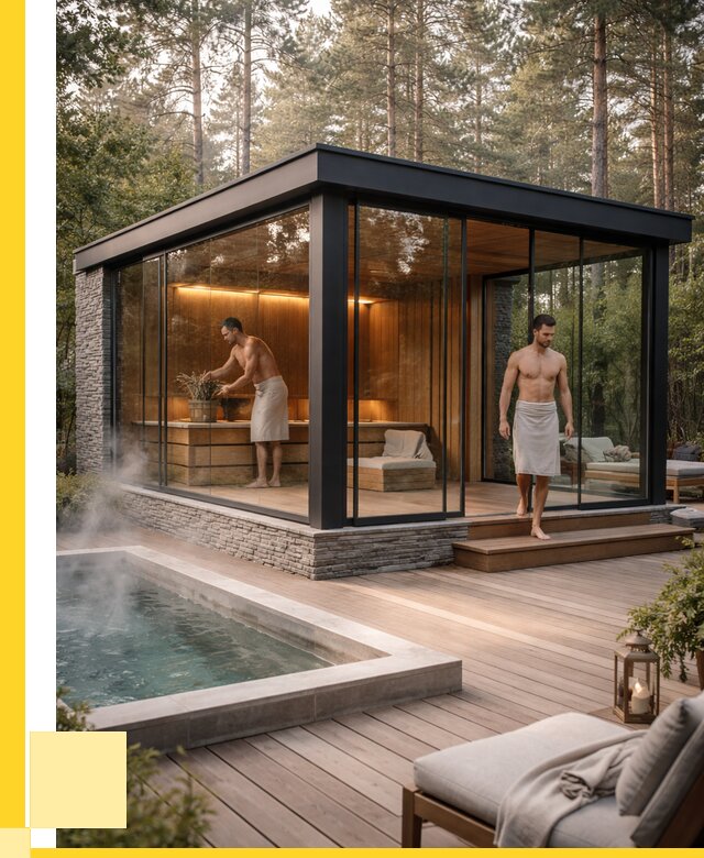 Стеклянные бани и двери в Ессентуках от 458865 р. | ЭриданСсн