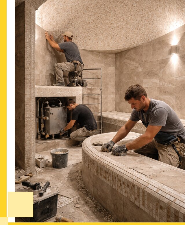 Монтаж хамамов под ключ в Ессентуках от 254925 р. ЭриданСсн