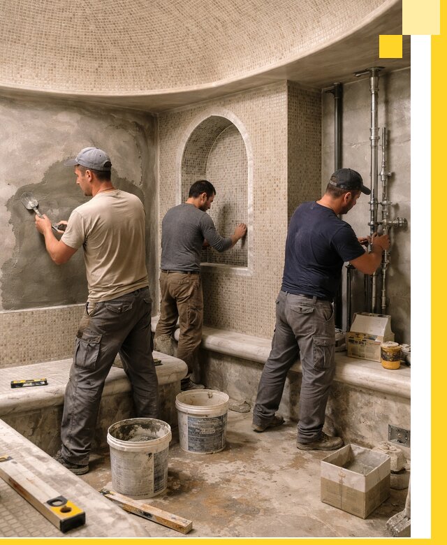 Профессиональный монтаж хамамов под ключ в Ессентуках с гарантией