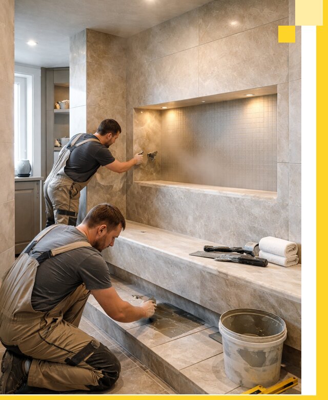 Профессиональное строительство хамама в квартире в Ессентуках