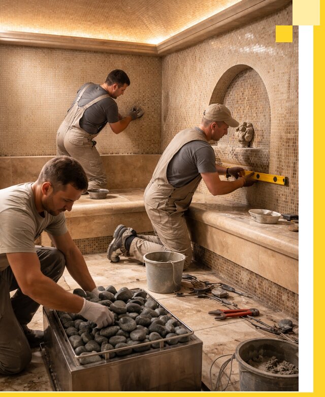 Проектирование и строительство хамама и сауны в Ессентуках