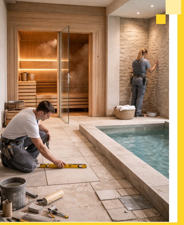 Комплексный дизайн и отделка интерьеров SPA под ключ в Ессентуках